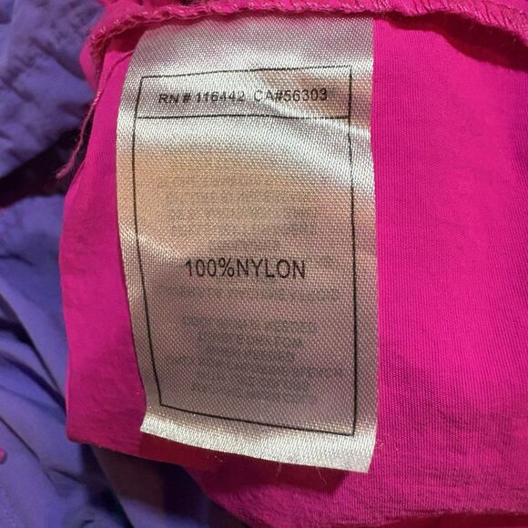 Alab Colorblock Windbreaker Women S 90s Retro Neon Pullover Jacket Y2K Vibes - Picture 6 of 11